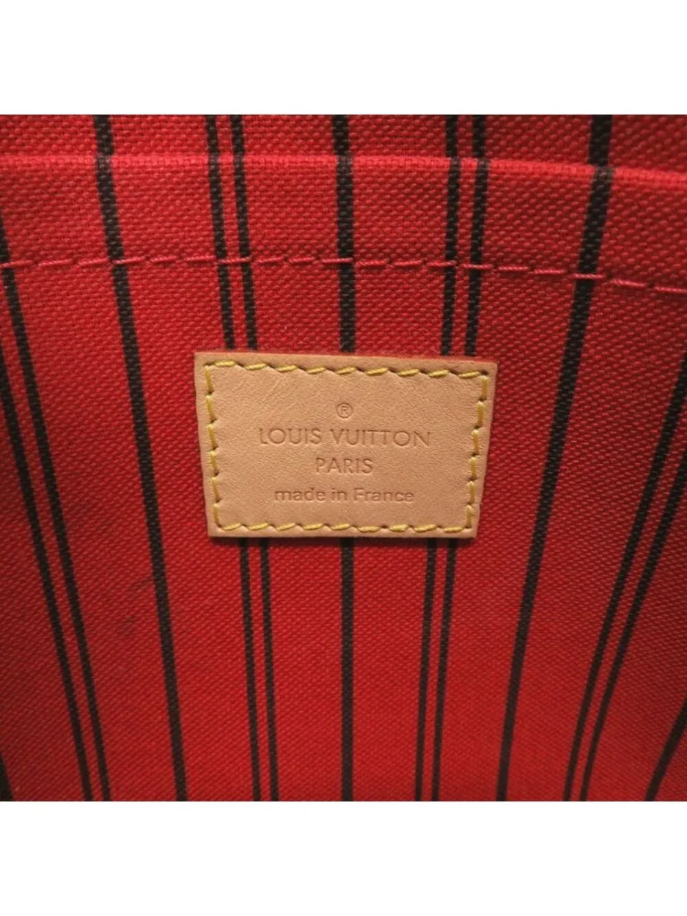 Louis Vuitton Neverfull Pouch MM Monogram Cerise